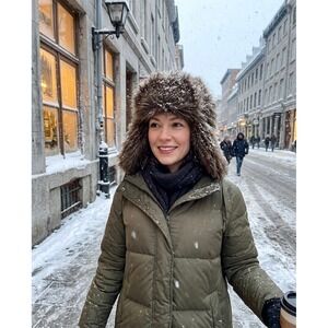 Full Coverage Chocolate Brown Faux Fur Trapper Aviator Winter Warm Hat New